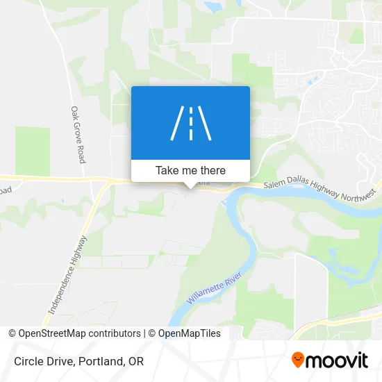 Circle Drive map