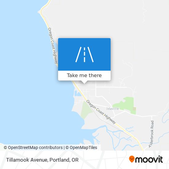 Tillamook Avenue map