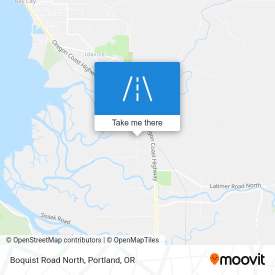 Boquist Road North map