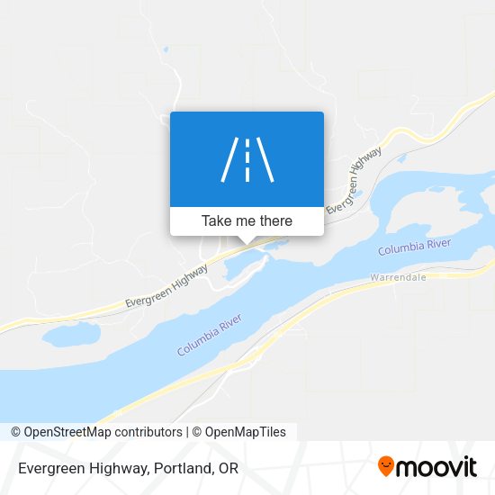 Evergreen Highway map