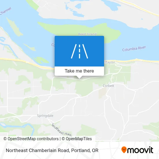Northeast Chamberlain Road map