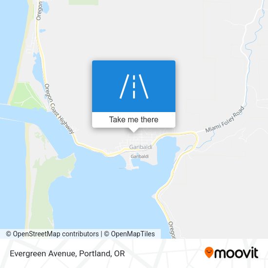 Mapa de Evergreen Avenue