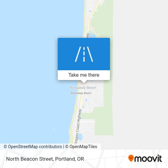 North Beacon Street map
