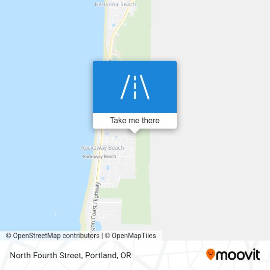 North Fourth Street map