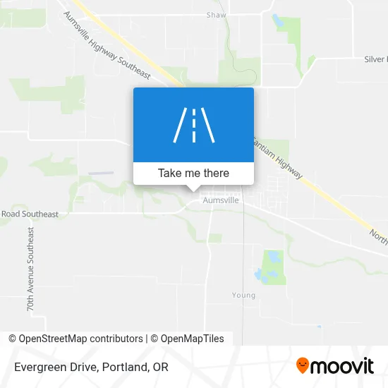 Evergreen Drive map