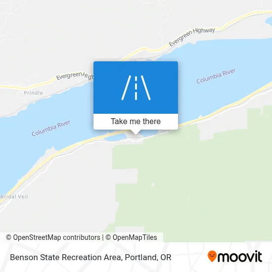 Benson State Recreation Area map