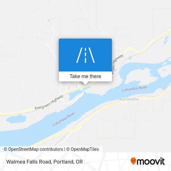 Walmea Falls Road map