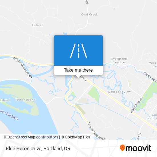 Blue Heron Drive map
