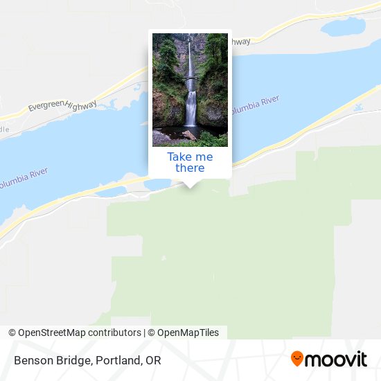Benson Bridge map