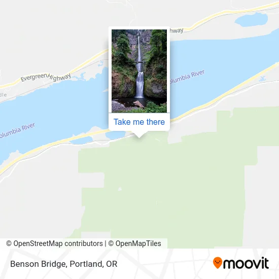 Benson Bridge map