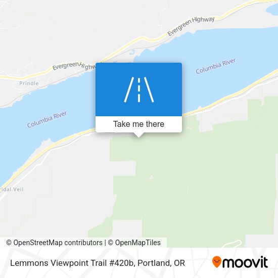 Mapa de Lemmons Viewpoint Trail #420b
