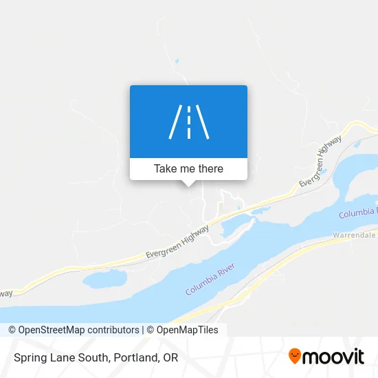 Spring Lane South map
