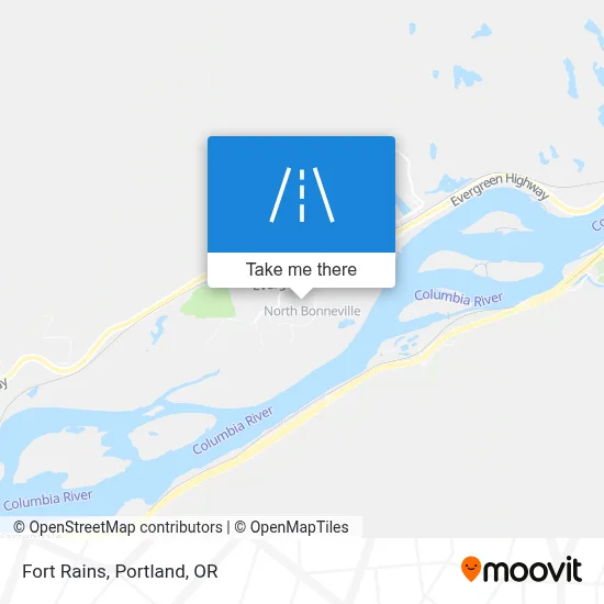 Fort Rains map
