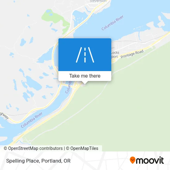 Spelling Place map