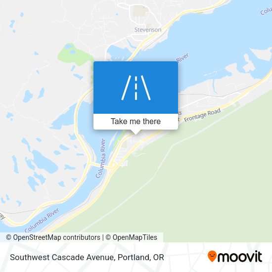 Southwest Cascade Avenue map