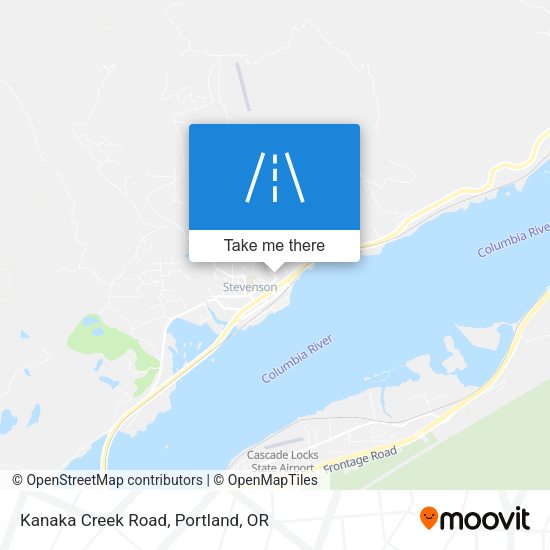 Mapa de Kanaka Creek Road
