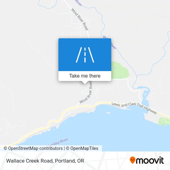 Mapa de Wallace Creek Road
