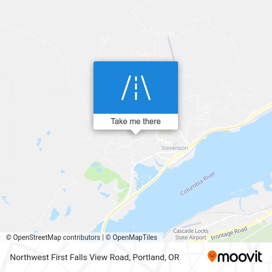 Mapa de Northwest First Falls View Road