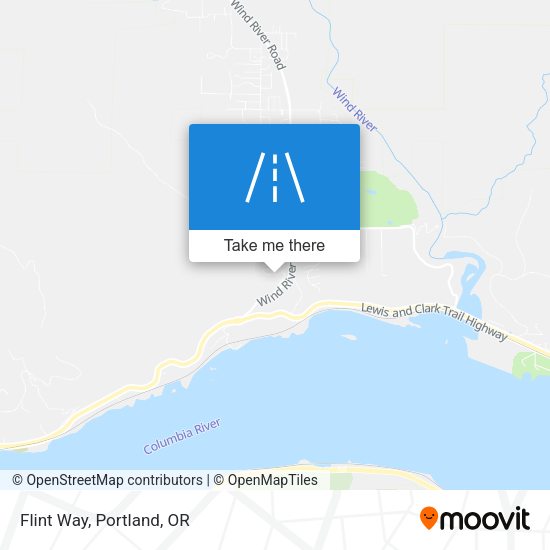 Flint Way map