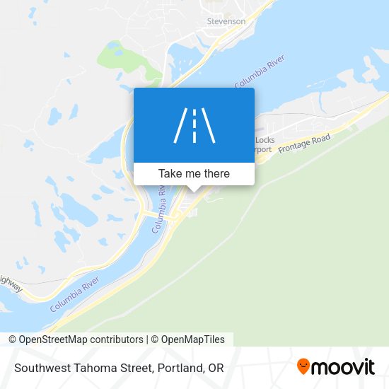 Southwest Tahoma Street map