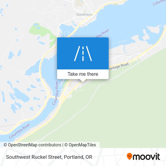 Southwest Ruckel Street map