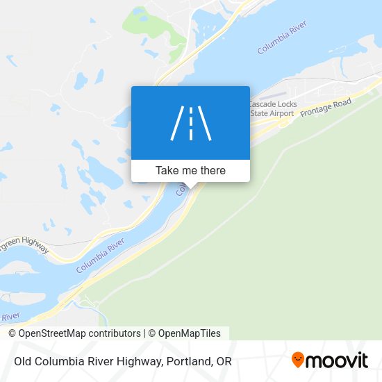 Mapa de Old Columbia River Highway