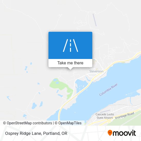 Osprey Ridge Lane map