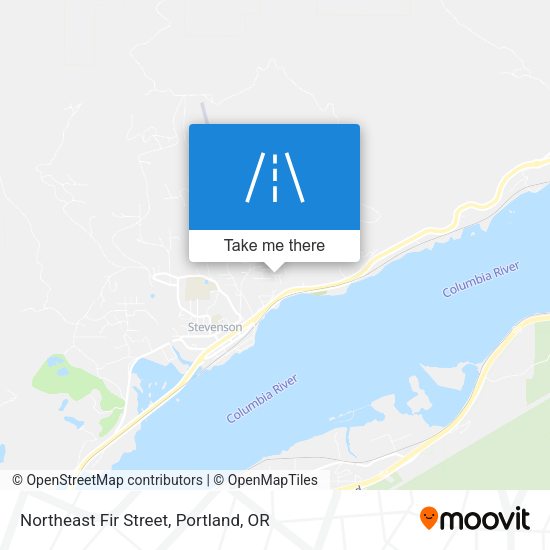 Northeast Fir Street map