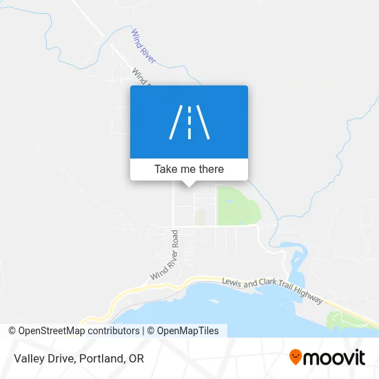 Valley Drive map