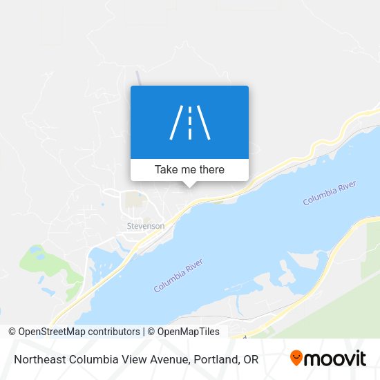Northeast Columbia View Avenue map