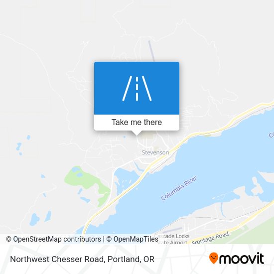 Northwest Chesser Road map
