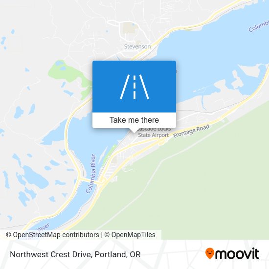 Mapa de Northwest Crest Drive