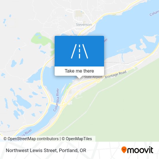 Northwest Lewis Street map