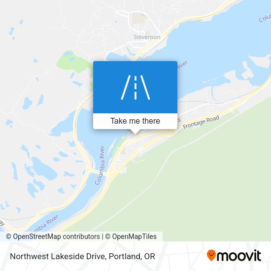 Mapa de Northwest Lakeside Drive
