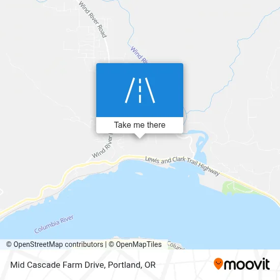 Mid Cascade Farm Drive map