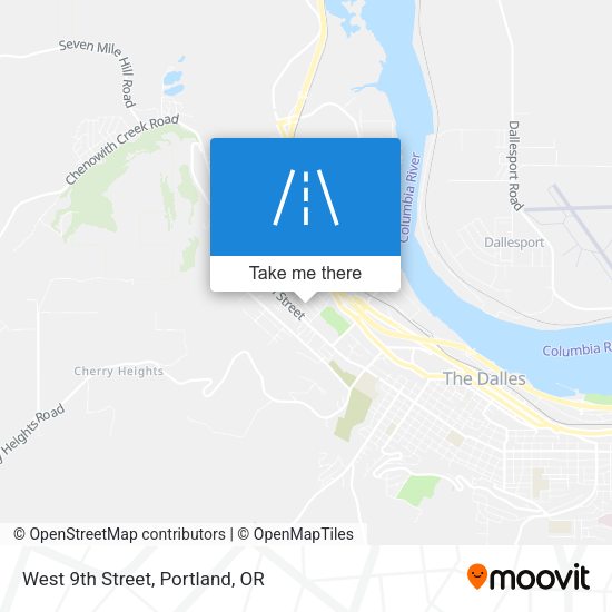 Mapa de West 9th Street