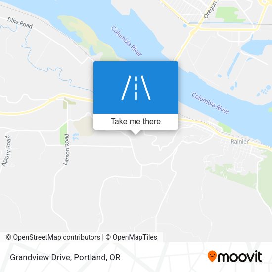 Mapa de Grandview Drive