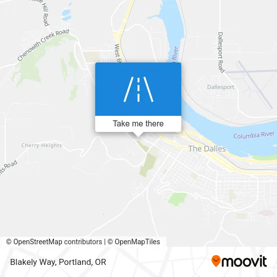 Blakely Way map