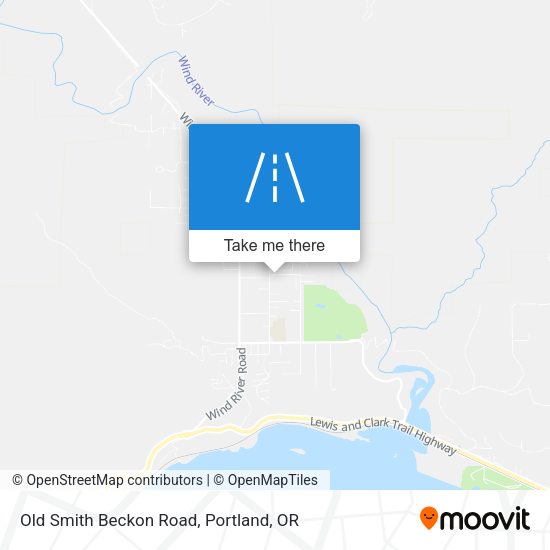 Old Smith Beckon Road map