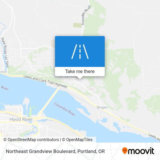 Mapa de Northeast Grandview Boulevard