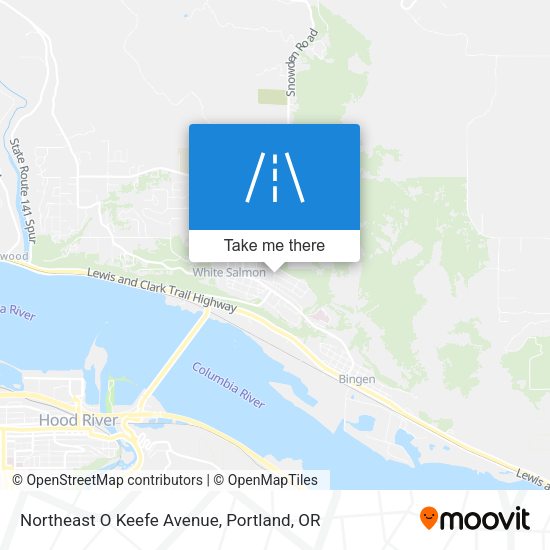Northeast O Keefe Avenue map