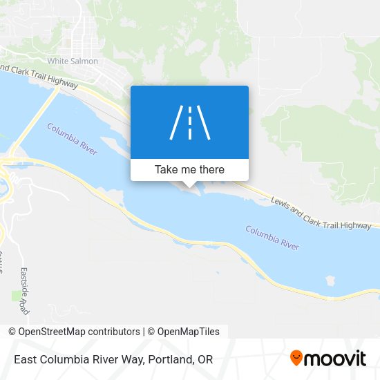 East Columbia River Way map