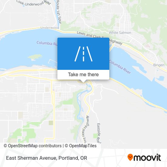 Mapa de East Sherman Avenue