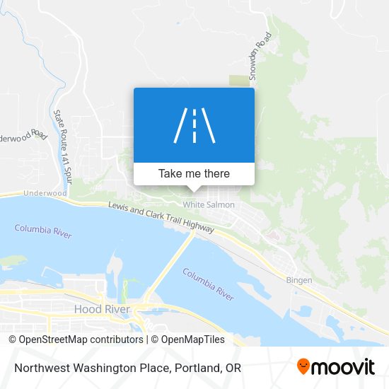 Northwest Washington Place map