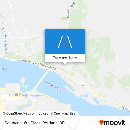 Southeast 6th Place map