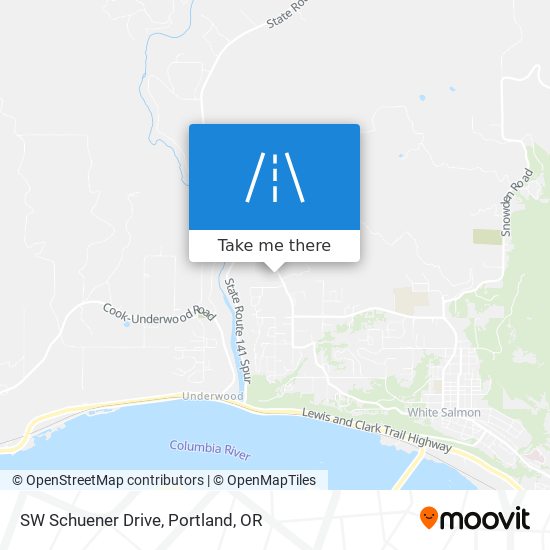 Mapa de SW Schuener Drive