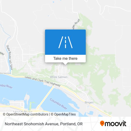 Mapa de Northeast Snohomish Avenue