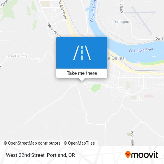Mapa de West 22nd Street