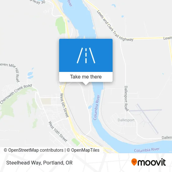 Steelhead Way map
