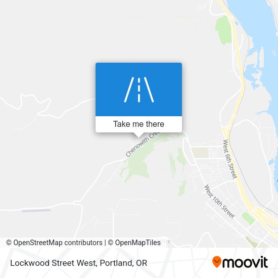 Lockwood Street West map
